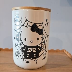 Hello Kitty Halloween Ceramic Jar With Lid